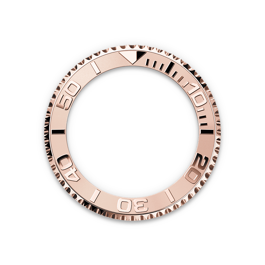 Rolex Yacht-Master 37, Rolesor Everose (Kombination aus Edelstahl Oystersteel und Everose-Gold), M268621-0003 – Goldschmiede Hofacker – Rolex Lünette