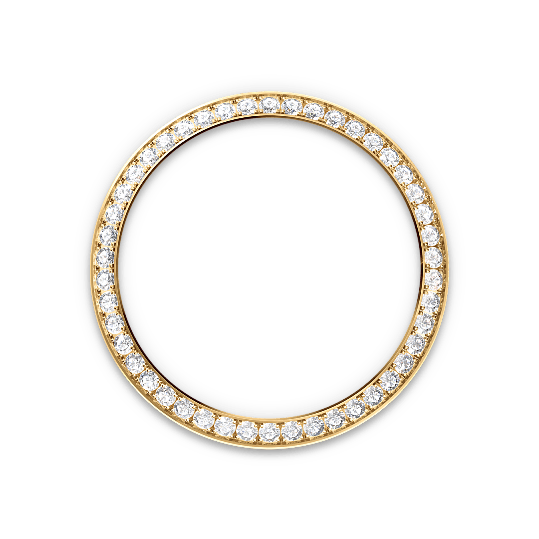 Rolex Datejust 31, 18 Karat Gelbgold, M278288RBR-0041 – Goldschmiede Hofacker – Rolex Lünette
