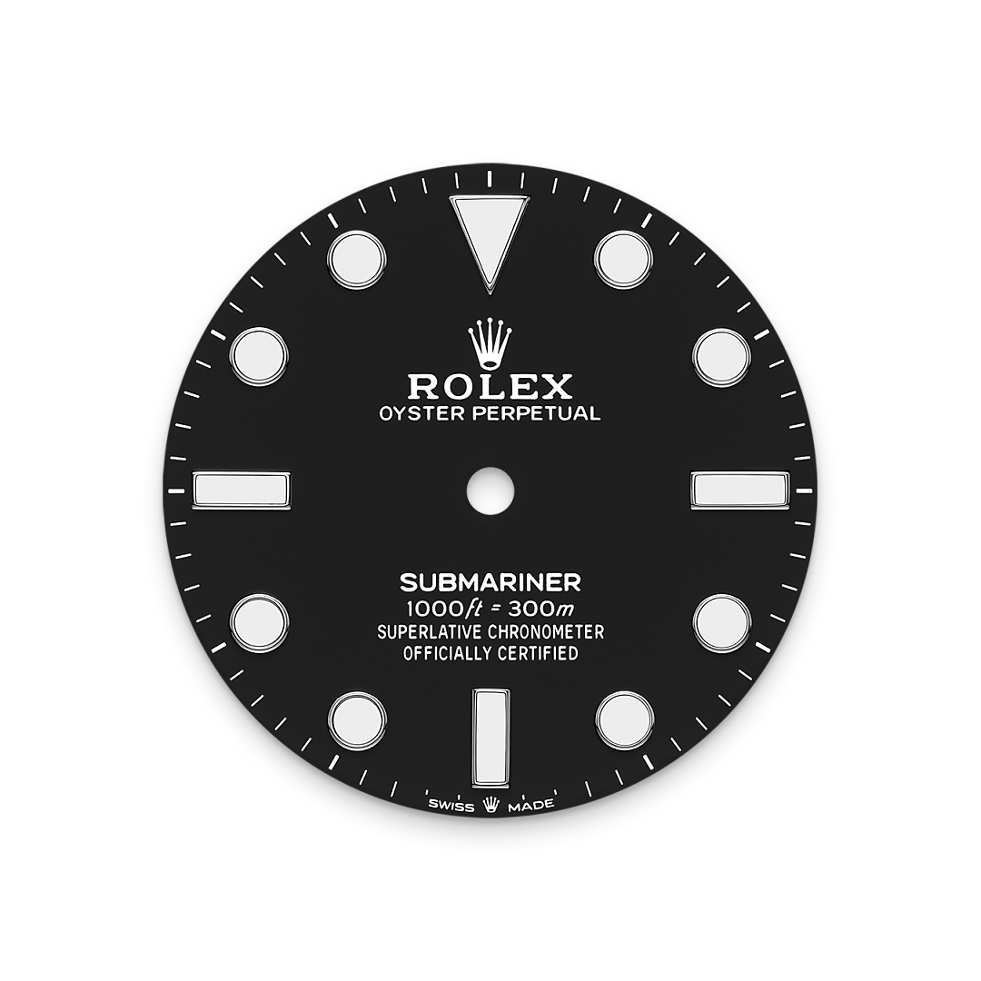 Rolex Submariner, Edelstahl Oystersteel, M124060-0001 – Goldschmiede Hofacker – Rolex Zifferblatt