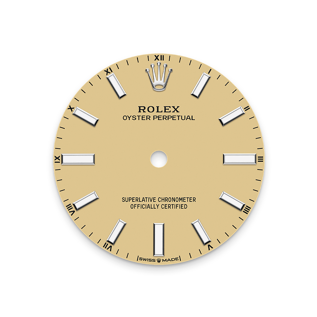 Rolex Oyster Perpetual 34, Edelstahl Oystersteel, M124200-0007 – Goldschmiede Hofacker – Rolex Zifferblatt