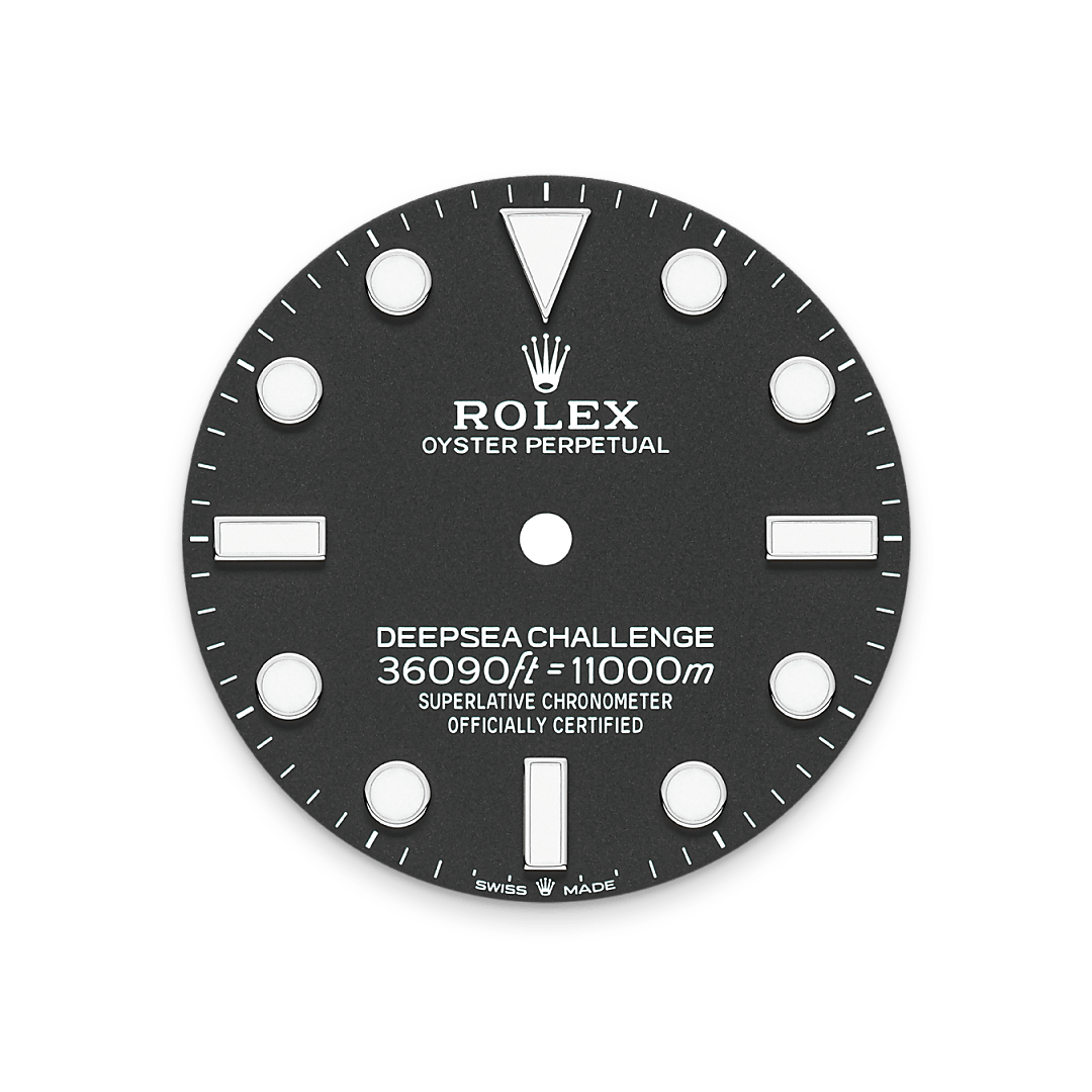 Rolex Deepsea Challenge, Titan RLX, M126067-0002 – Goldschmiede Hofacker – Rolex Zifferblatt