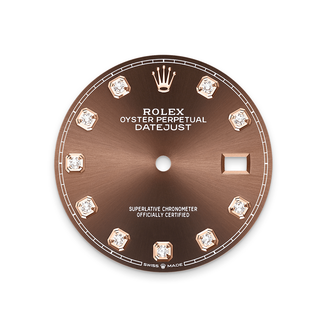 Rolex Datejust 36, Rolesor Everose (Kombination aus Edelstahl Oystersteel und Everose-Gold), M126231-0054 – Goldschmiede Hofacker – Rolex Zifferblatt