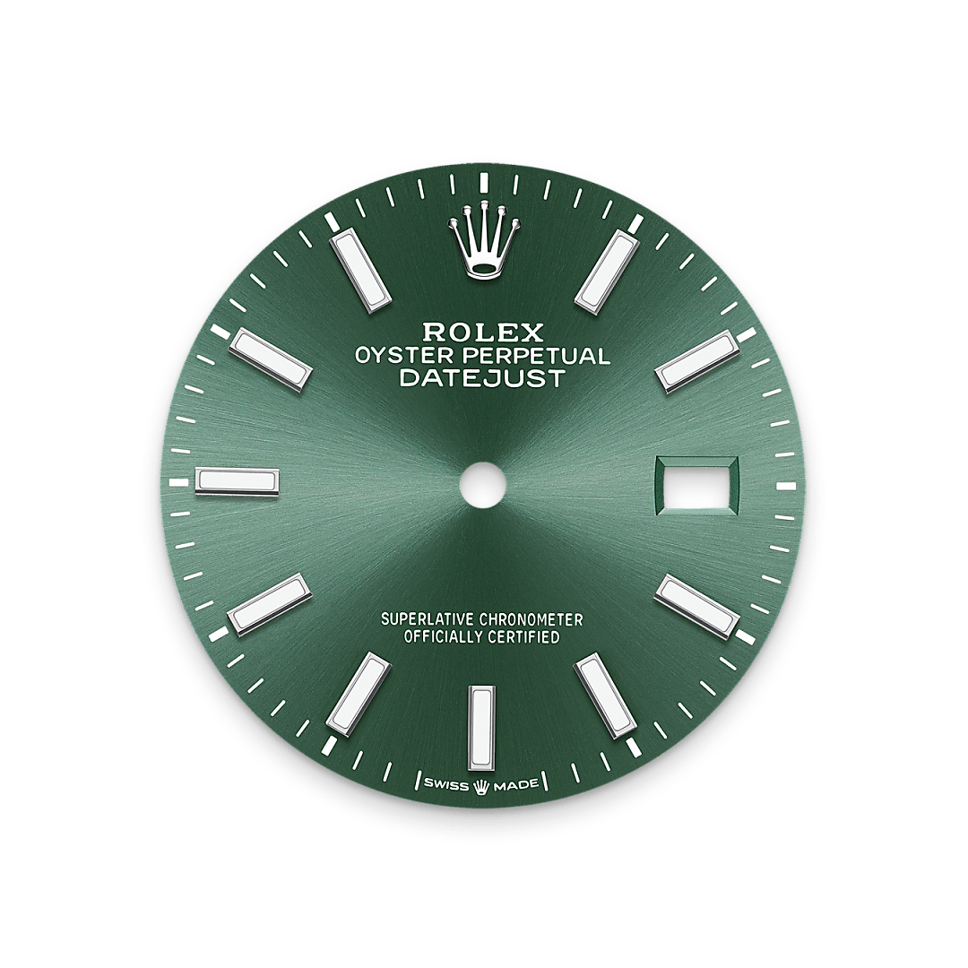 Rolex Datejust 36, Rolesor weiß (Kombination aus Edelstahl Oystersteel und Weißgold), M126234-0051 – Goldschmiede Hofacker – Rolex Zifferblatt
