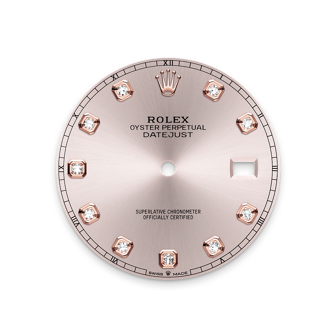 Rolex Datejust 41, Rolesor Everose (Kombination aus Edelstahl Oystersteel und Everose-Gold), M126331-0007 – Goldschmiede Hofacker – Rolex Zifferblatt