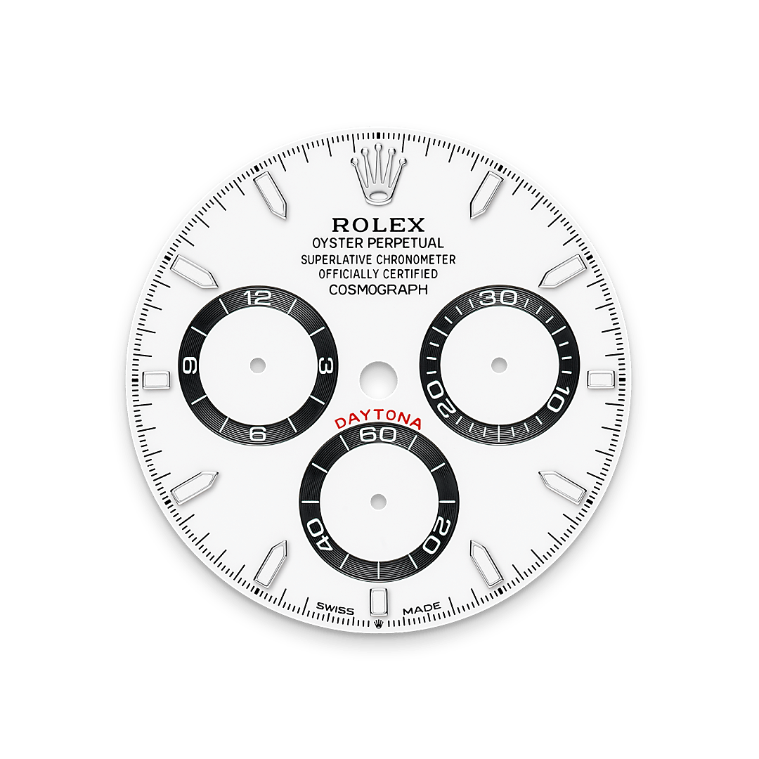Rolex Cosmograph Daytona, Edelstahl Oystersteel, M126500LN-0001 – Goldschmiede Hofacker – Rolex Zifferblatt