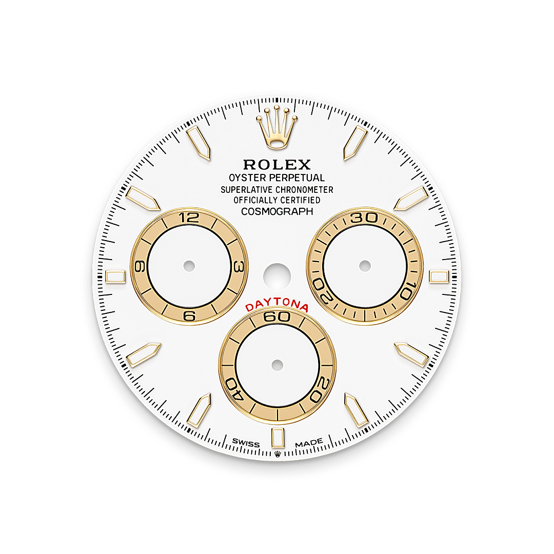 Rolex Cosmograph Daytona, Rolesor gelb (Kombination aus Edelstahl Oystersteel und Gelbgold), M126503-0001 – Goldschmiede Hofacker – Rolex Zifferblatt