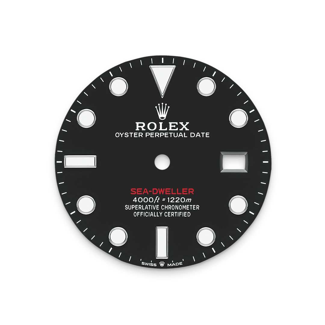 Rolex Sea-Dweller, Edelstahl Oystersteel, M126600-0002 – Goldschmiede Hofacker – Rolex Zifferblatt