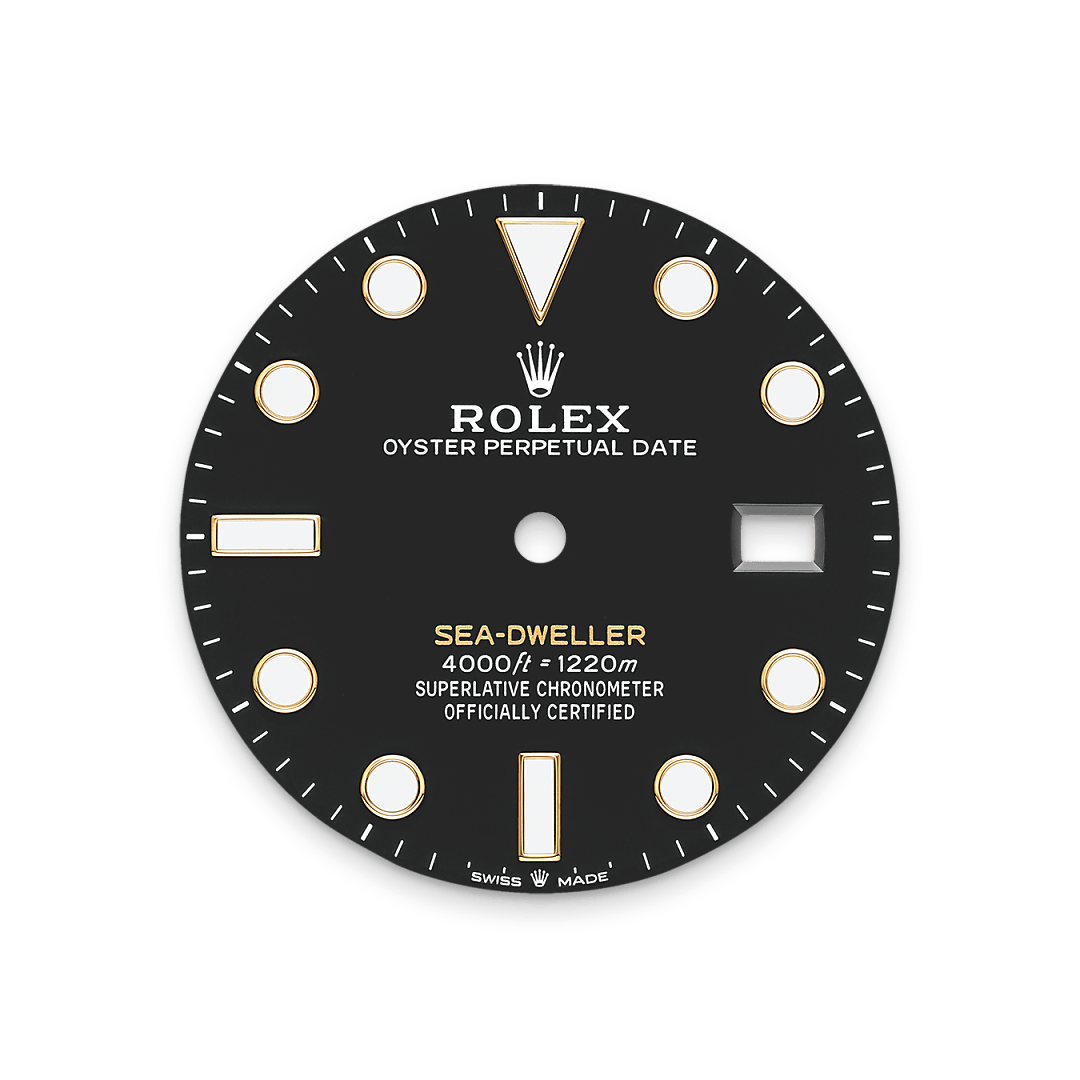 Rolex Sea-Dweller, Rolesor gelb (Kombination aus Edelstahl Oystersteel und Gelbgold), M126603-0001 – Goldschmiede Hofacker – Rolex Zifferblatt