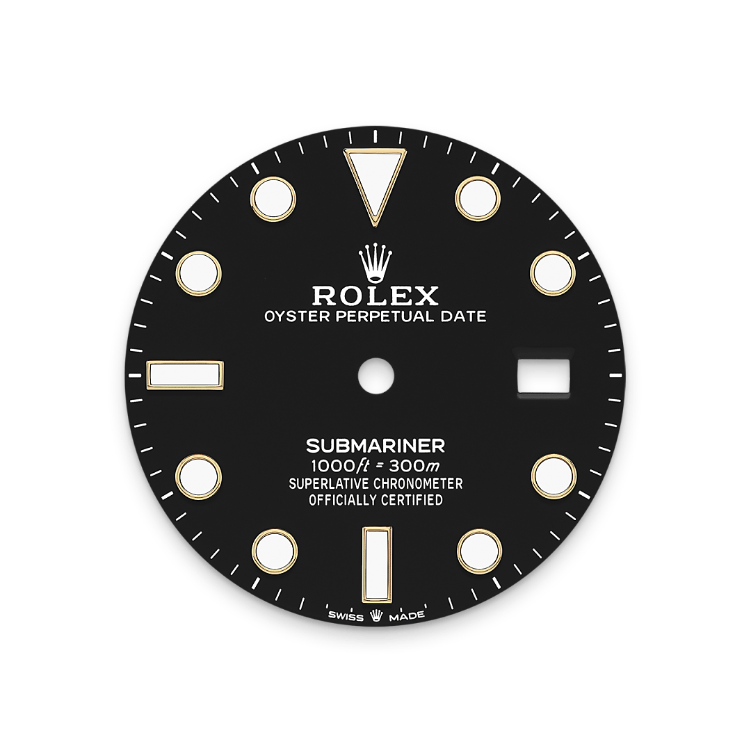 Rolex Submariner Date, 18 Karat Gelbgold, M126618LN-0002 – Goldschmiede Hofacker – Rolex Zifferblatt