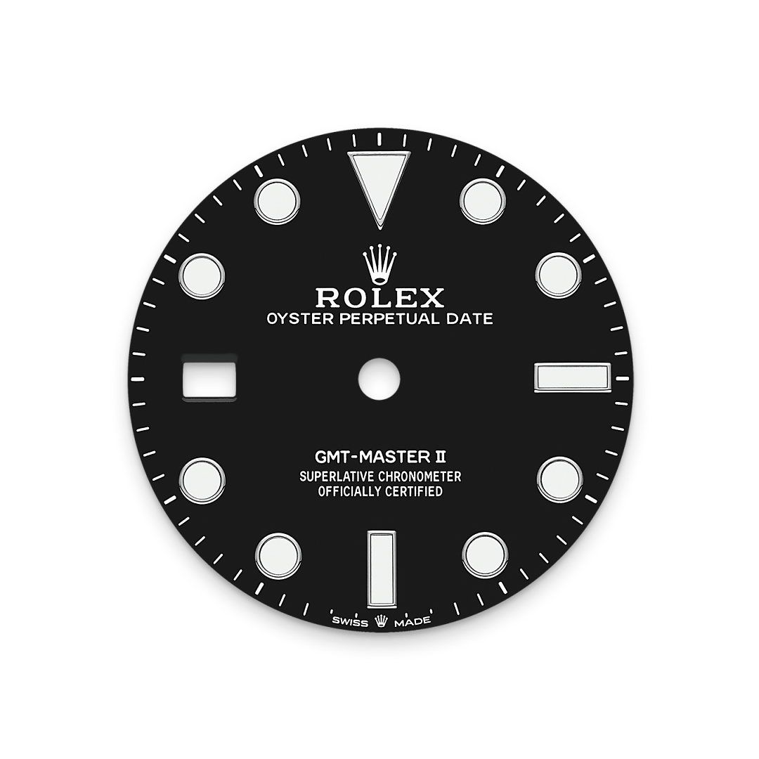 Rolex GMT-Master II, Edelstahl Oystersteel, M126720VTNR-0001 – Goldschmiede Hofacker – Rolex Zifferblatt