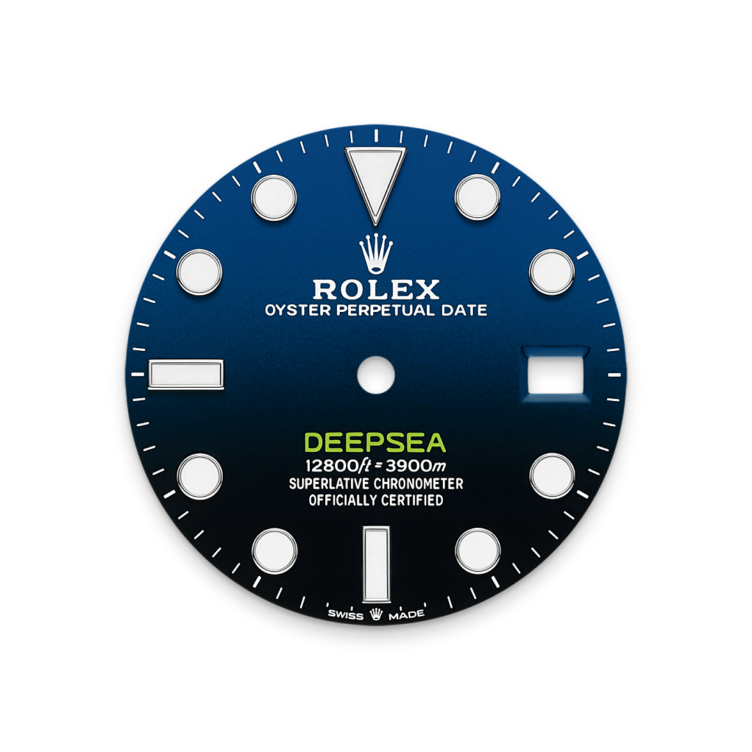 Rolex Rolex Deepsea, Edelstahl Oystersteel, M136660-0005 – Goldschmiede Hofacker – Rolex Zifferblatt
