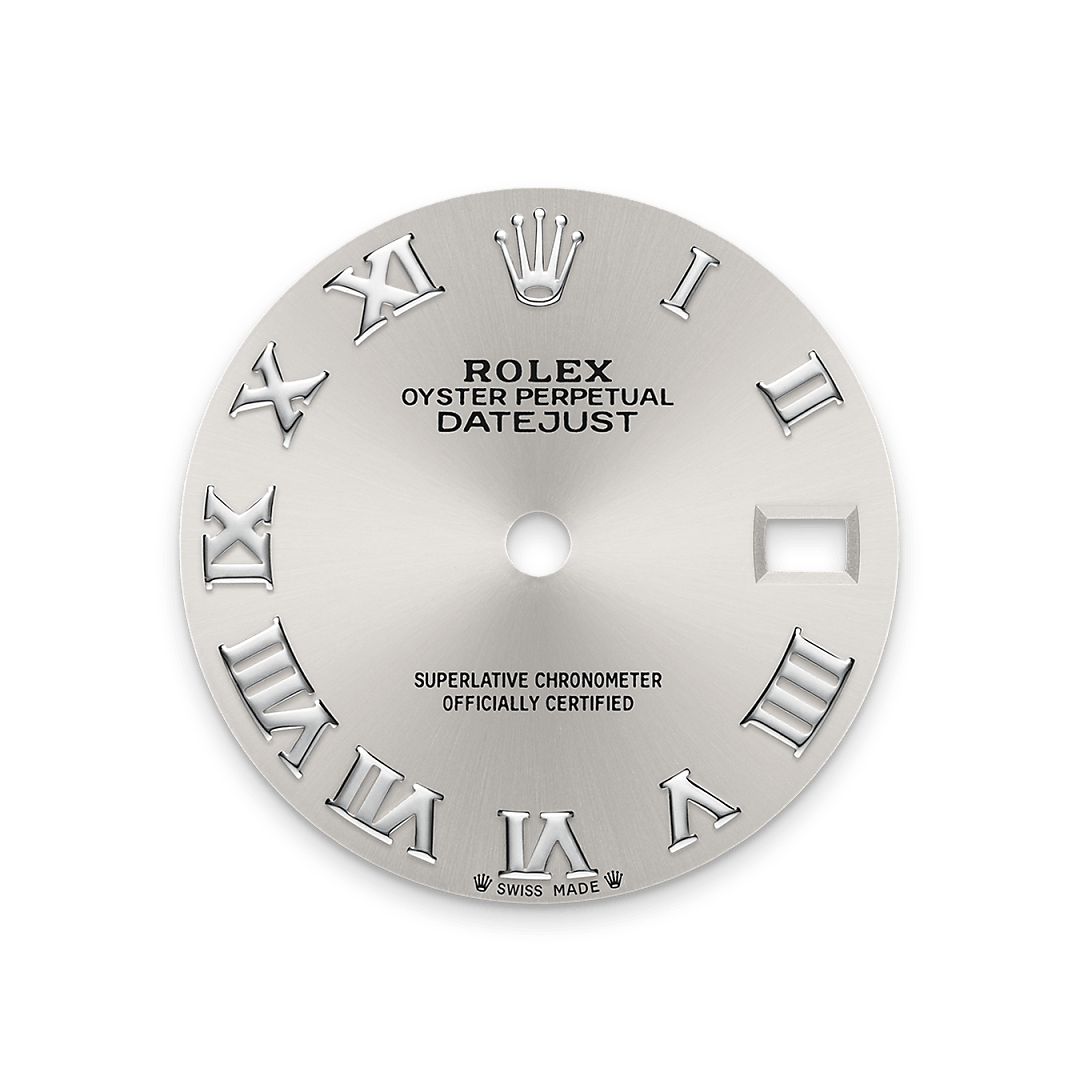 Rolex Lady-Datejust, Rolesor weiß (Kombination aus Edelstahl Oystersteel und Weißgold), M279174-0008 – Goldschmiede Hofacker – Rolex Zifferblatt