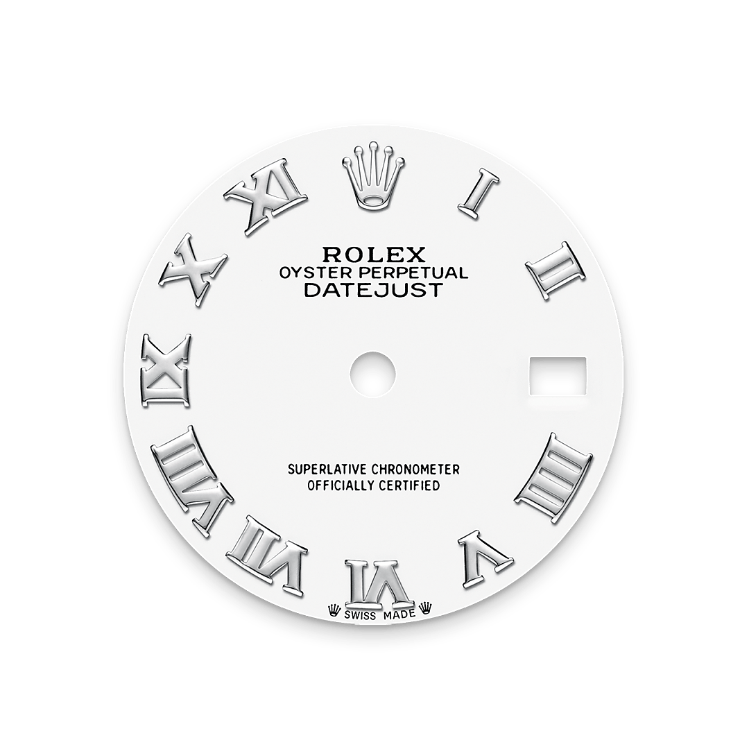 Rolex Lady-Datejust, Rolesor weiß (Kombination aus Edelstahl Oystersteel und Weißgold), M279174-0020 – Goldschmiede Hofacker – Rolex Zifferblatt