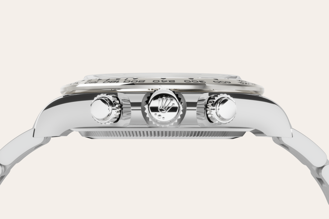 Rolex Cosmograph Daytona, 18 Karat Weißgold, M126509-0001 – Goldschmiede Hofacker – Detailansicht 14