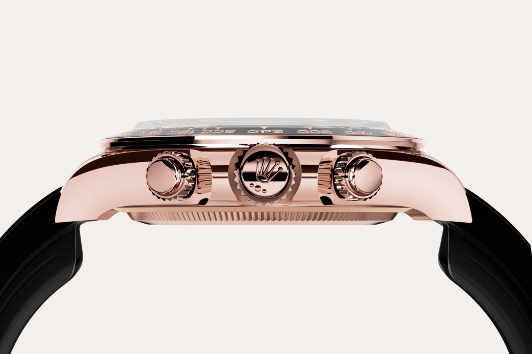 Rolex Cosmograph Daytona, 18 Karat Everose-Gold, M126515LN-0006 – Goldschmiede Hofacker – Detailansicht 13