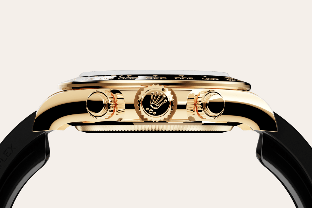 Rolex Cosmograph Daytona, 18 Karat Gelbgold, M126518LN-0004 – Goldschmiede Hofacker – Detailansicht 13