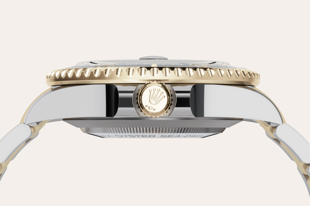 Rolex Sea-Dweller, Rolesor gelb (Kombination aus Edelstahl Oystersteel und Gelbgold), M126603-0001 – Goldschmiede Hofacker – Detailansicht 14