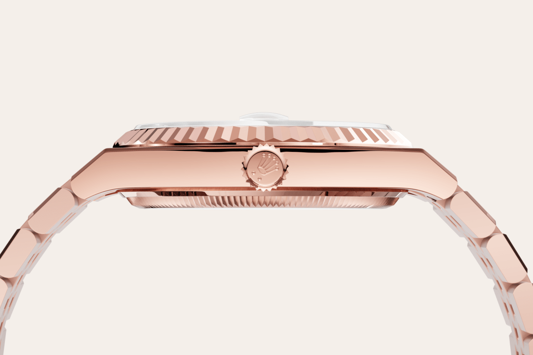 Rolex Land-Dweller 36, 18 Karat Everose-Gold, M127235-0001 – Goldschmiede Hofacker – Detailansicht 14