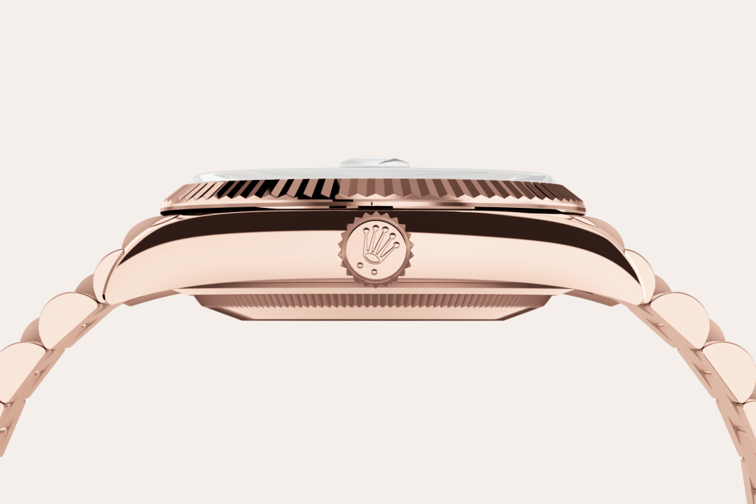 Rolex Day-Date 36, 18 Karat Everose-Gold, M128235-0009 – Goldschmiede Hofacker – Detailansicht 14