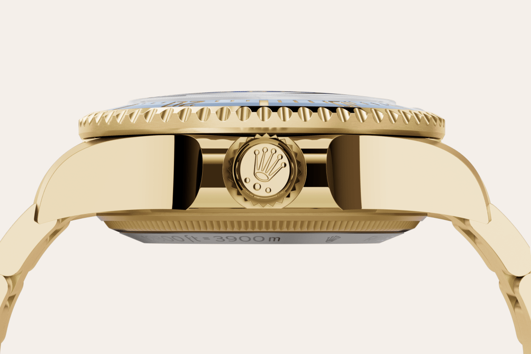 Rolex Rolex Deepsea, 18 Karat Gelbgold, M136668LB-0001 – Goldschmiede Hofacker – Detailansicht 14