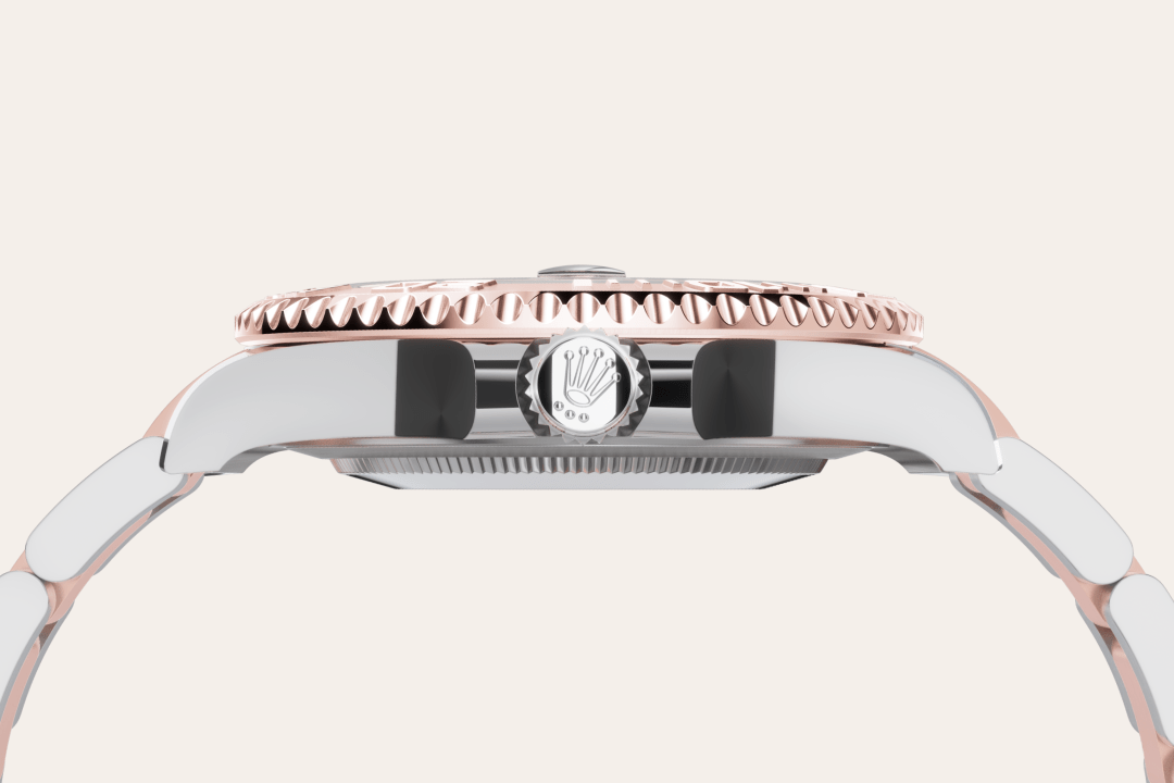 Rolex Yacht-Master 37, Rolesor Everose (Kombination aus Edelstahl Oystersteel und Everose-Gold), M268621-0003 – Goldschmiede Hofacker – Detailansicht 14