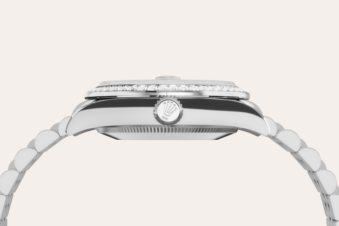 Rolex Datejust 31, Rolesor weiß (Kombination aus Edelstahl Oystersteel und Weißgold), M278384RBR-0008 – Goldschmiede Hofacker – Detailansicht 14