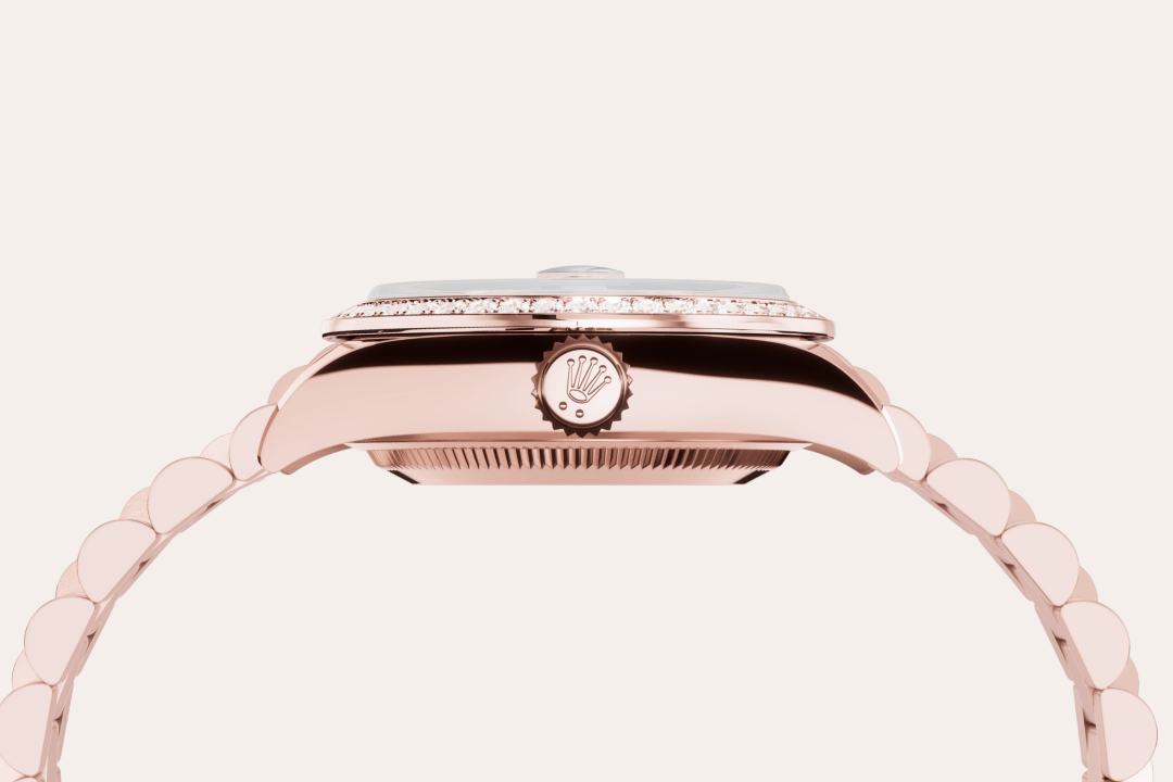 Rolex Lady-Datejust, 18 Karat Everose-Gold, M279135RBR-0001 – Goldschmiede Hofacker – Detailansicht 14