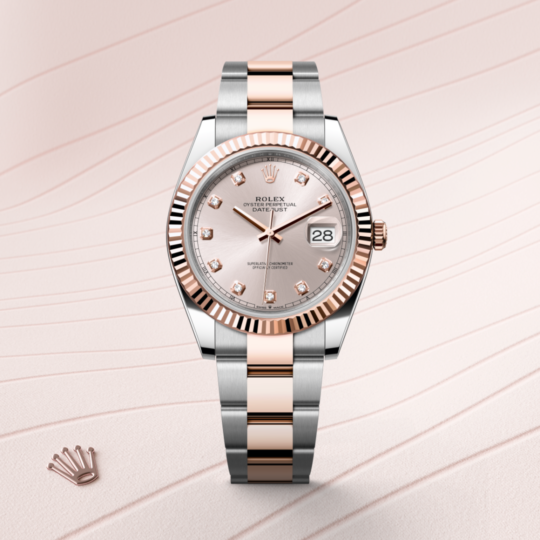 Rolex Datejust 41, Rolesor Everose (Kombination aus Edelstahl Oystersteel und Everose-Gold), M126331-0007 – Goldschmiede Hofacker – Detailansicht 8