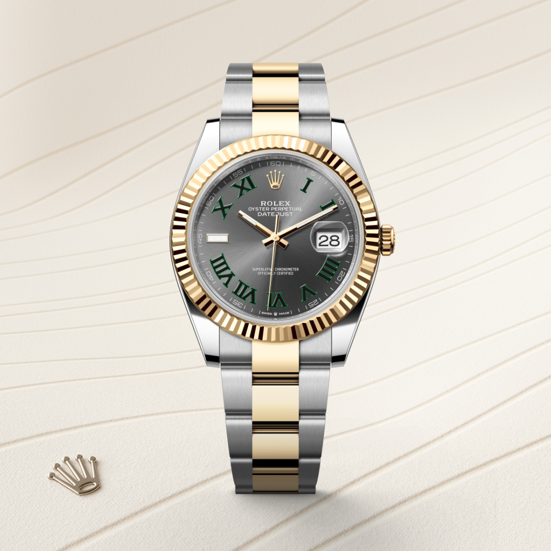 Rolex Datejust 41, Rolesor gelb (Kombination aus Edelstahl Oystersteel und Gelbgold), M126333-0019 – Goldschmiede Hofacker – Detailansicht 8