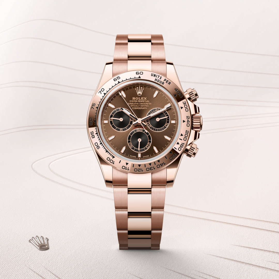Rolex Cosmograph Daytona, 18 Karat Everose-Gold, M126505-0005 – Goldschmiede Hofacker – Detailansicht 8