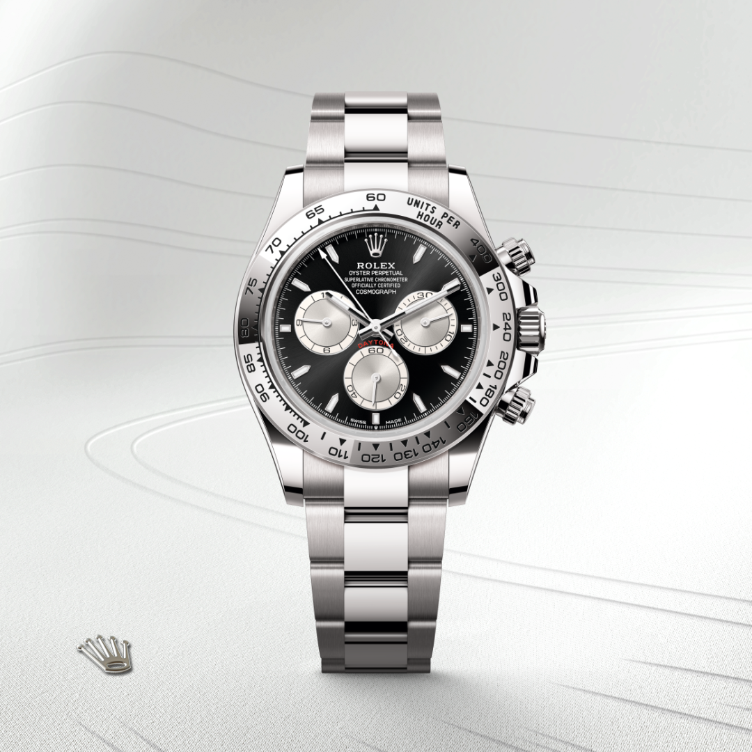 Rolex Cosmograph Daytona, 18 Karat Weißgold, M126509-0001 – Goldschmiede Hofacker – Detailansicht 8