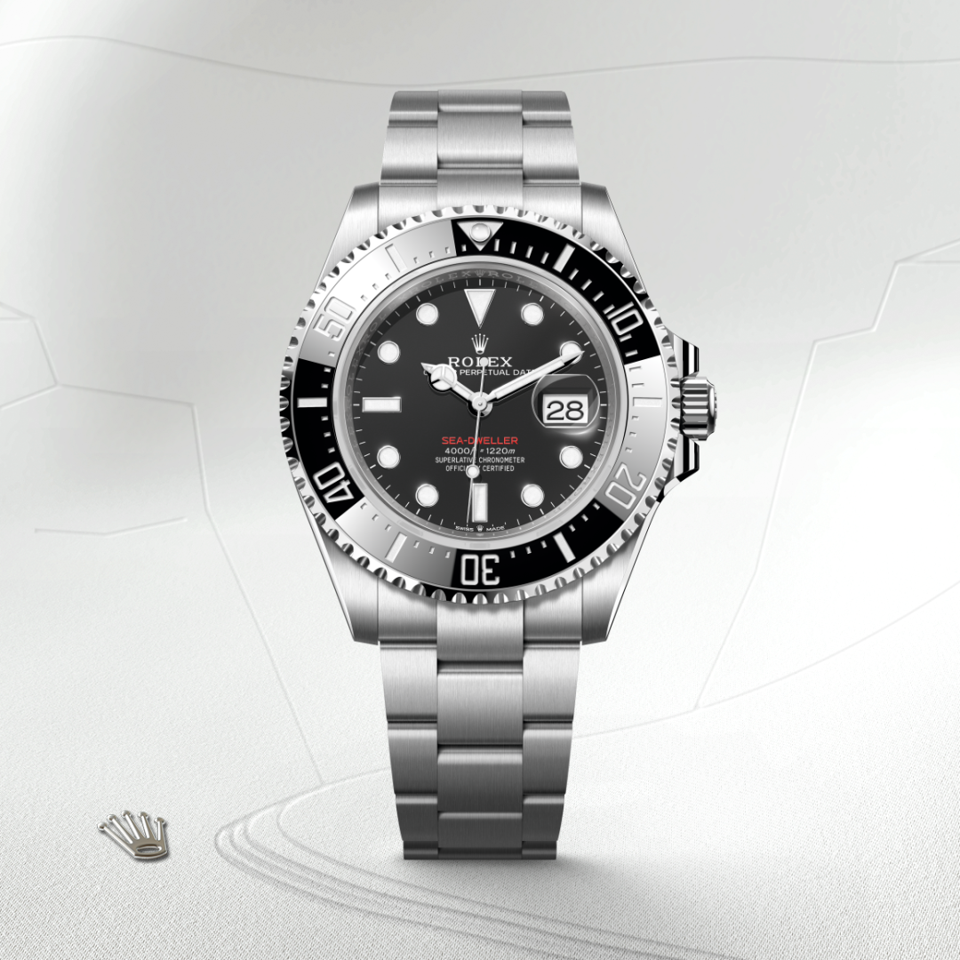 Rolex Sea-Dweller, Edelstahl Oystersteel, M126600-0002 – Goldschmiede Hofacker – Detailansicht 8