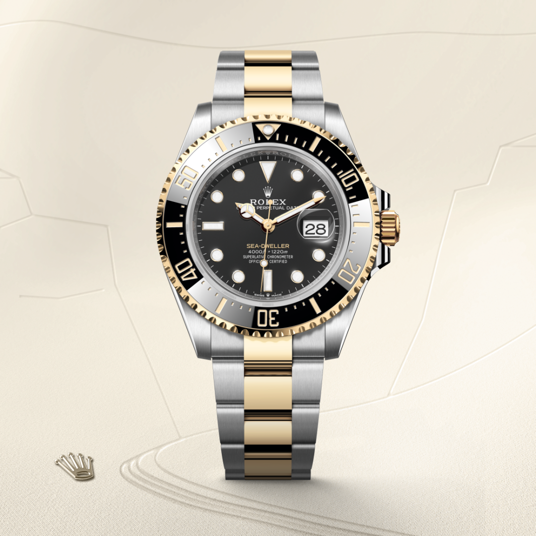 Rolex Sea-Dweller, Rolesor gelb (Kombination aus Edelstahl Oystersteel und Gelbgold), M126603-0001 – Goldschmiede Hofacker – Detailansicht 8