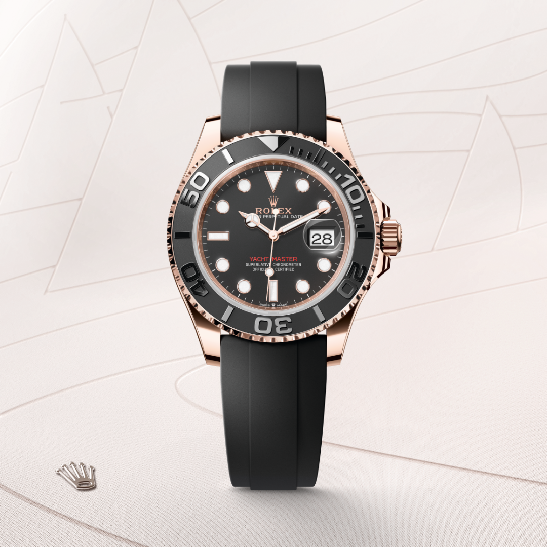 Rolex Yacht-Master 40, 18 Karat Everose-Gold, M126655-0002 – Goldschmiede Hofacker – Detailansicht 8