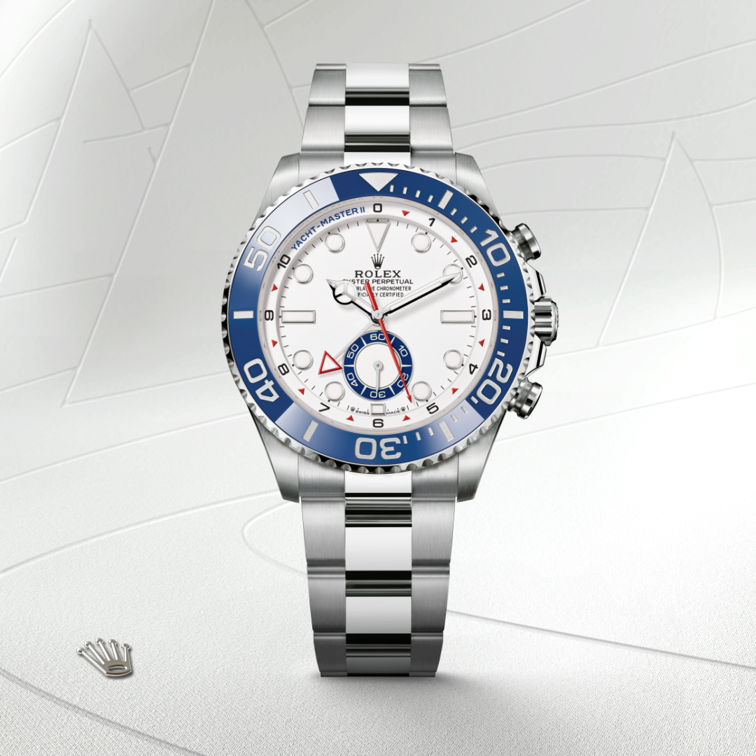 Rolex Yacht-Master II, Edelstahl Oystersteel, M126680-0001 – Goldschmiede Hofacker – Detailansicht 8