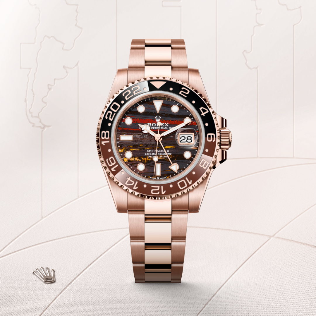 Rolex GMT-Master II, 18 Karat Everose-Gold, M126715CHNR-0002 – Goldschmiede Hofacker – Detailansicht 8