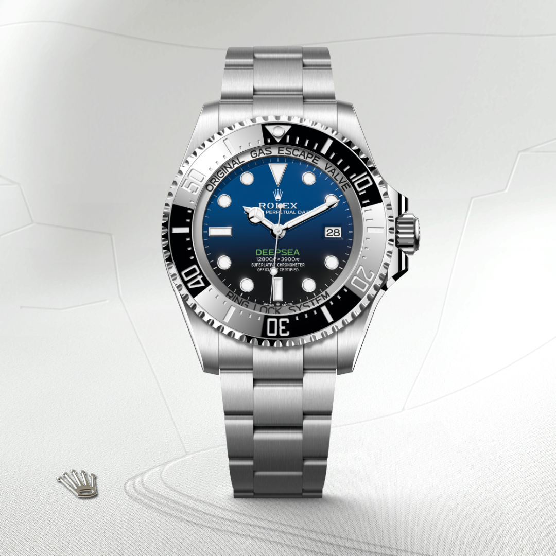 Rolex Rolex Deepsea, Edelstahl Oystersteel, M136660-0005 – Goldschmiede Hofacker – Detailansicht 8