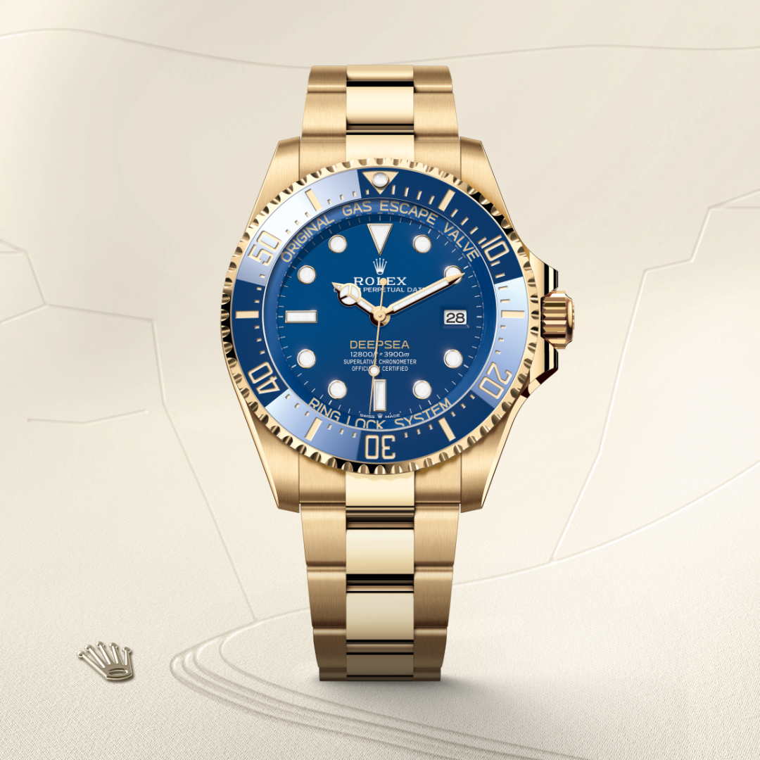 Rolex Rolex Deepsea, 18 Karat Gelbgold, M136668LB-0001 – Goldschmiede Hofacker – Detailansicht 8