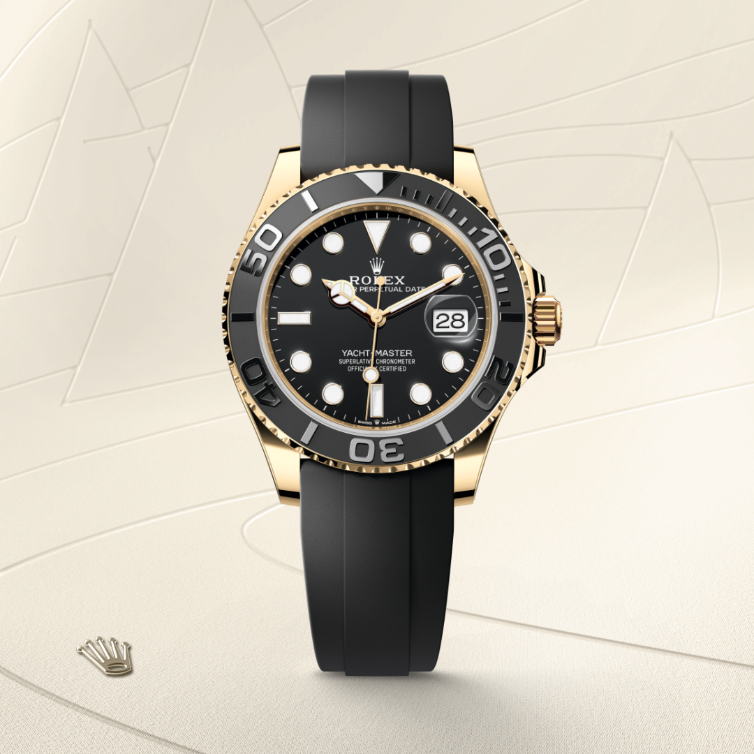 Rolex Yacht-Master 42, 18 Karat Gelbgold, M226658-0001 – Goldschmiede Hofacker – Detailansicht 8