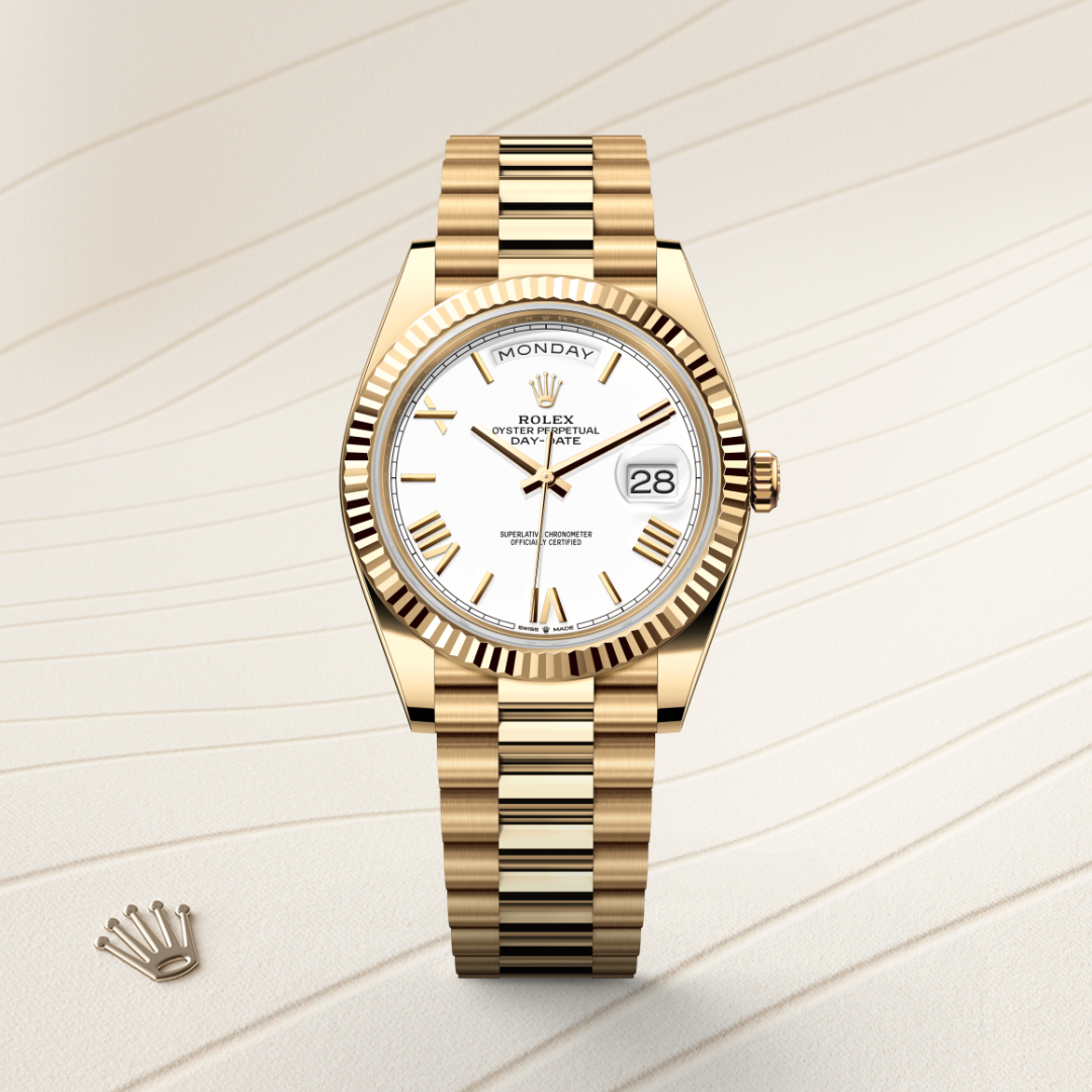Rolex Day-Date 40, 18 Karat Gelbgold, M228238-0042 – Goldschmiede Hofacker – Detailansicht 8