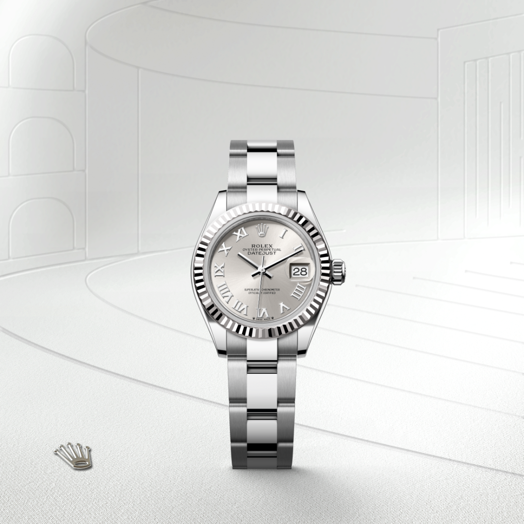 Rolex Lady-Datejust, Rolesor weiß (Kombination aus Edelstahl Oystersteel und Weißgold), M279174-0008 – Goldschmiede Hofacker – Detailansicht 8