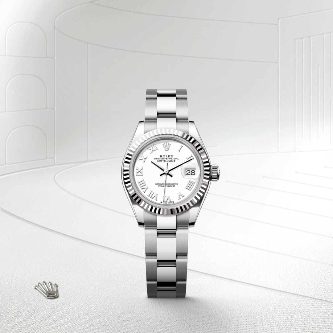 Rolex Lady-Datejust, Rolesor weiß (Kombination aus Edelstahl Oystersteel und Weißgold), M279174-0020 – Goldschmiede Hofacker – Detailansicht 8