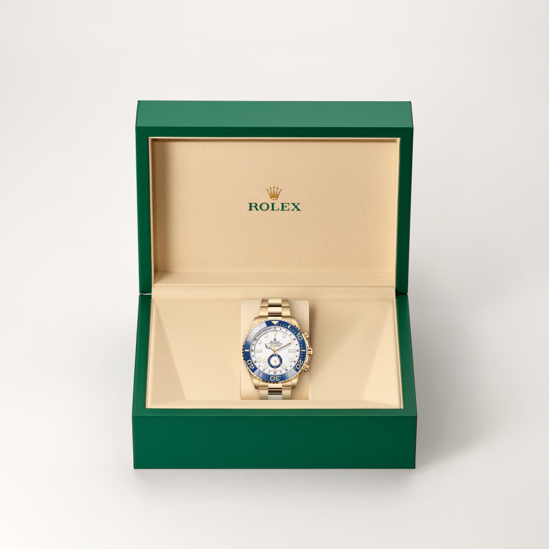 Rolex Yacht-Master II, 18 Karat Gelbgold, M126688-0001 – Goldschmiede Hofacker – Detailansicht 9