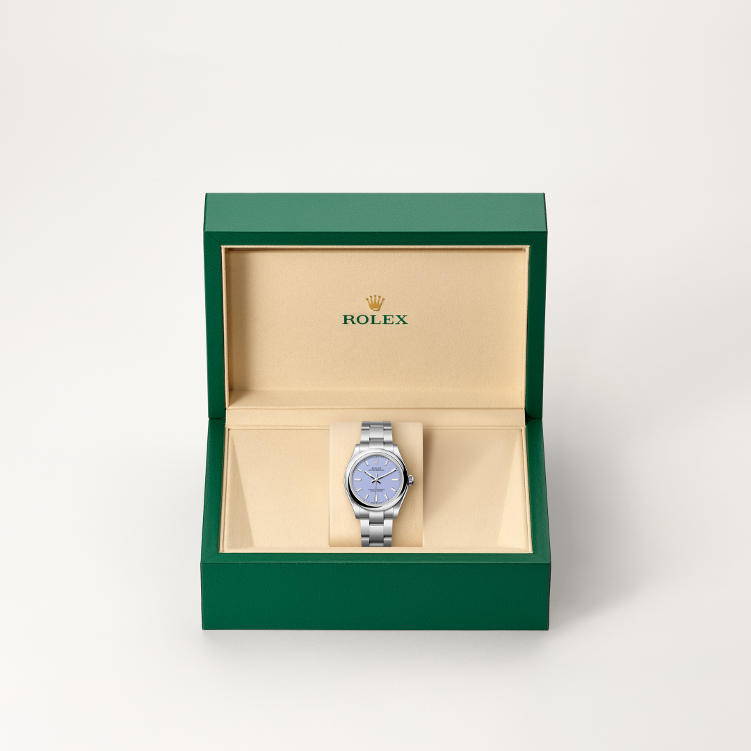 Rolex Oyster Perpetual 31, Edelstahl Oystersteel, M277200-0014 – Goldschmiede Hofacker – Detailansicht 9