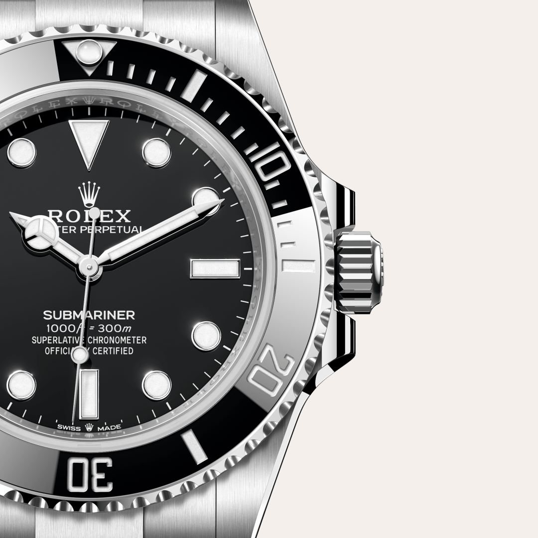 Rolex Submariner, Edelstahl Oystersteel, M124060-0001 – Goldschmiede Hofacker – Detailansicht 10