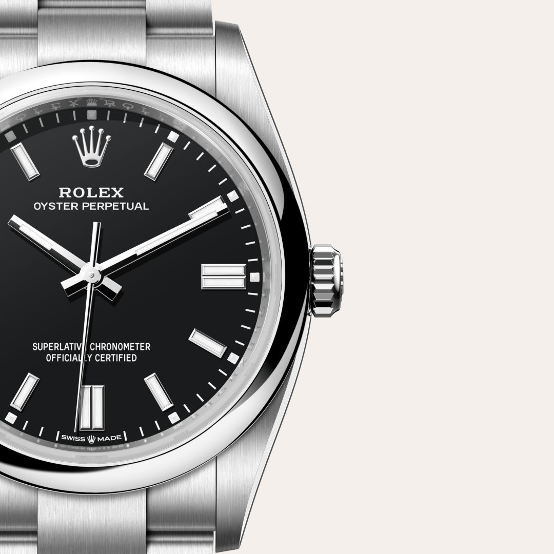 Rolex Oyster Perpetual 36, Edelstahl Oystersteel, M126000-0014 – Goldschmiede Hofacker – Detailansicht 10