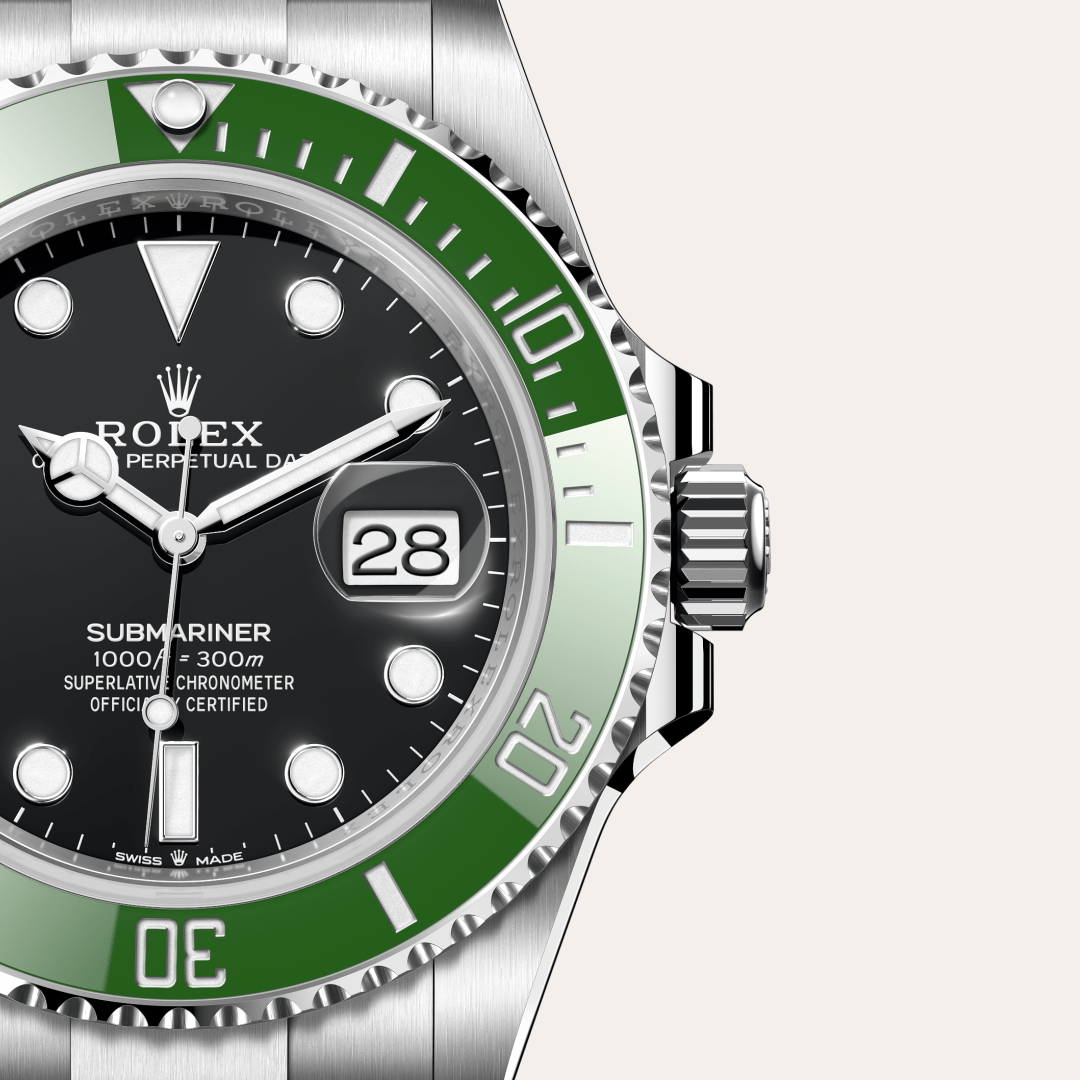 Rolex Submariner Date, Edelstahl Oystersteel, M126610LV-0002 – Goldschmiede Hofacker – Detailansicht 10