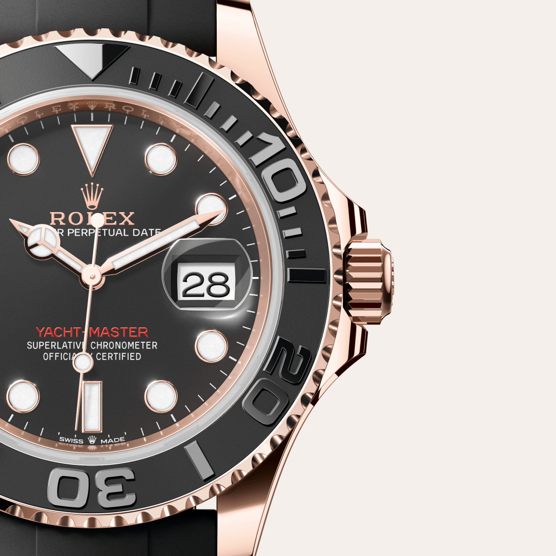 Rolex Yacht-Master 40, 18 Karat Everose-Gold, M126655-0002 – Goldschmiede Hofacker – Detailansicht 10