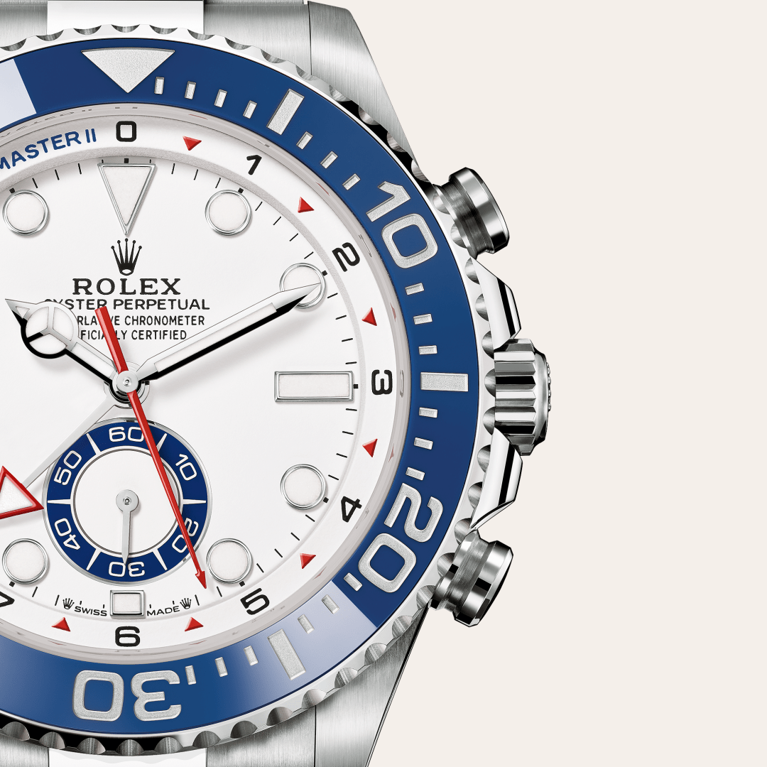 Rolex Yacht-Master II, Edelstahl Oystersteel, M126680-0001 – Goldschmiede Hofacker – Detailansicht 10