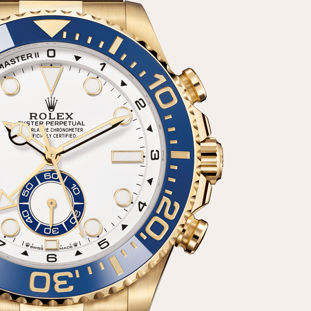 Rolex Yacht-Master II, 18 Karat Gelbgold, M126688-0001 – Goldschmiede Hofacker – Detailansicht 10